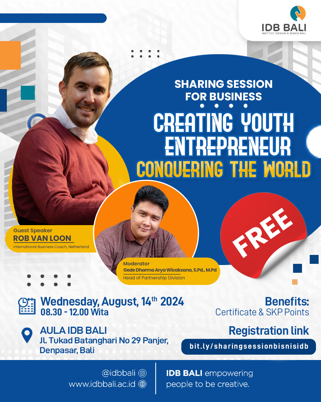 Sharing Session “Creating Youth Entrepreneur Conquering The World”